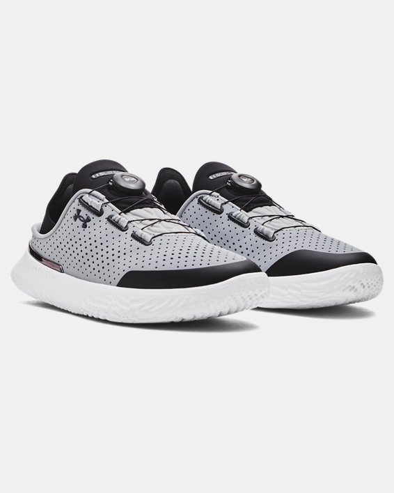 Unisex UA SlipSpeed™ Training Shoes in Gray image number 3